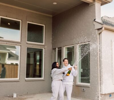 owner builder popping champagne owner builder popping champagne